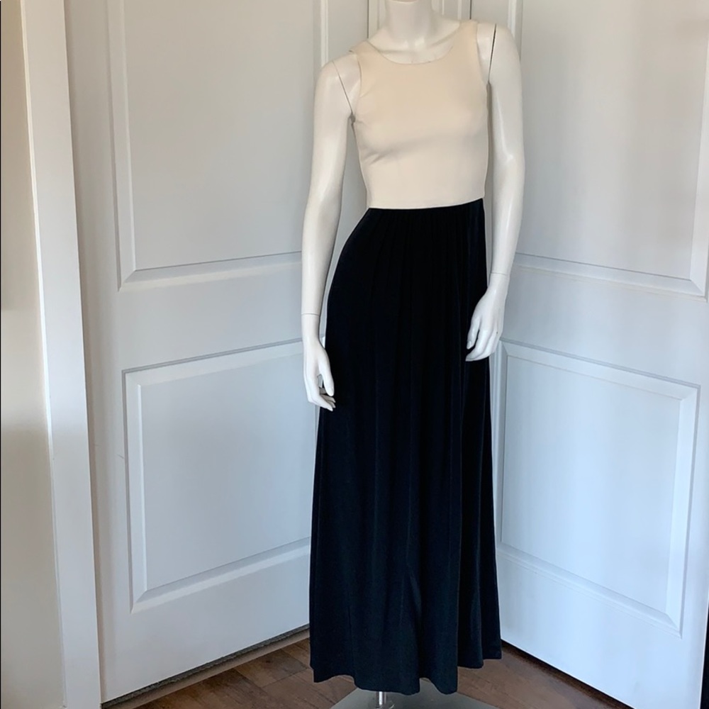 NWT Amanda Uprichard White & black maxi S